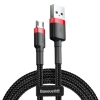 Kabel Baseus Cafule Cable CAMKLF-B91 USB-A / micro USB 2.4A 1 m - czarno-czerwony