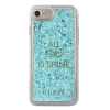 Etui Guess Liquid Glitter Party na iPhone 6 / 7 / 8 / SE 2020 / SE 2022 - niebieskie