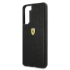 Etui Ferrari On Track Perforated na Samsung Galaxy S21+ - czarne