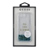 Etui Guess Liquid Glitter Party na iPhone 6 / 7 / 8 / SE 2020 / SE 2022 - niebieskie