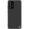 Nillkin Textured Case wytrzymałe wzmocnione etui z żelową ramką i nylonem na tyle Samsung Galaxy A72 4G czarny