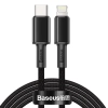 Kabel Baseus CATLGD-A01 Lightning - USB-C PD 20W 480Mb/s 2m - czarny