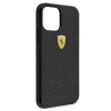 Etui Ferrari On Track Real Carbon na iPhone 12 mini - czarne