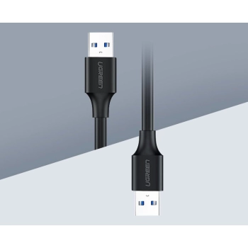 Ugreen kabel przewód USB 2.0 (męski) - USB 2.0 (męski) 0,5 m czarny (US128 10308)