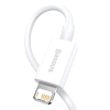 Baseus Superior kabel USB - Lightning 2,4A 0,25 m Biały (CALYS-02)