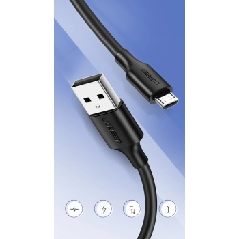 Kabel Ugreen US289 60138 micro USB / USB-A 2m - czarny