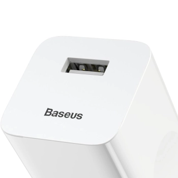 Ładowarka Baseus Charging Quick Charger CCALL-BX02 sieciowa USB-A 24W QC 3.0 - biała