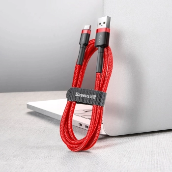 Kabel Baseus Cafule USB-A / USB-C QC 3.0 3A 0.5 m - czerwony