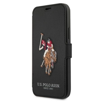 Etui U.S. Polo Assn. Embroidery Collection na iPhone 12 Pro Max - czarne