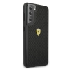 Etui Ferrari On Track Perforated na Samsung Galaxy S21+ - czarne