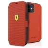 Etui Ferrari Off Track Perforated na iPhone 12 mini - czerwone