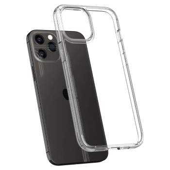 Etui Spigen Ultra Hybrid na iPhone 12 / iPhone 12 Pro - przezroczyste