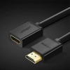 Kabel Ugreen HD107 10140 HDMI (męski) - HDMI (żeński) 4K 0.5 m - czarny