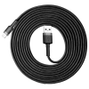 Kabel Baseus Cafule USB-A / Lightning 2A QC 3.0 3 m - czarno-szary