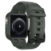 Etui z paskiem Spigen Rugged Armor Pro na Apple Watch 4 / 5 / 6 / 7 / 8 / SE (44/45 mm) - zielone