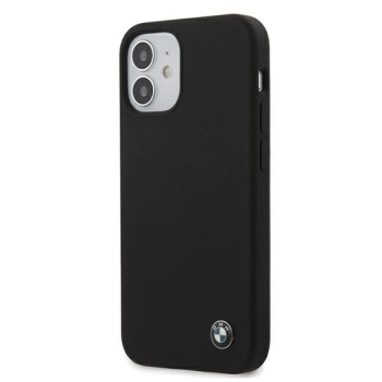 Etui BMW Silicone Signature na iPhone 12 mini - czarne