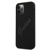 Etui Guess Script Vintage na iPhone 12 Pro Max - czarne