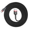 Kabel Baseus Cafule Cable CAMKLF-C91 USB-A / micro USB 1.5A 2 m - czarno-czerwony