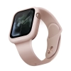 Etui Uniq Lino na Apple Watch 4 / 5 / 6 / SE 44mm - różowe