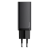 Baseus GaN2 Lite szybka ładowarka sieciowa 65W USB / USB Typ C Quick Charge 3.0 Power Delivery (azotek galu) czarny (CCGAN2L-B01)