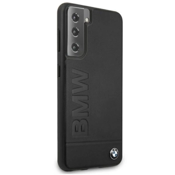 Etui BMW Signature Logo Imprint na Samsung Galaxy S21+ - czarne