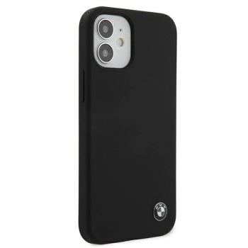 Etui BMW Silicone Signature na iPhone 12 mini - czarne