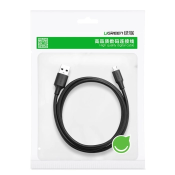 Kabel Ugreen US289 60137 micro USB / USB-A 1.5m - czarny