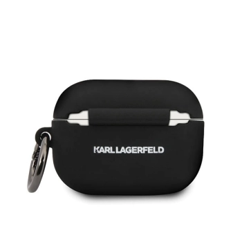 Etui Karl Lagerfeld Silicone Ikonik na AirPods Pro - czarne