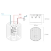 Sonoff D1 inteligentny ściemniacz światła RF 433 MHz czarny (M0802010005)