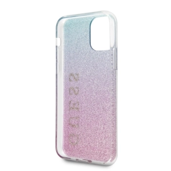 Etui Guess Glitter Gradient na iPhone 11 Pro Max - różowo-niebieskie