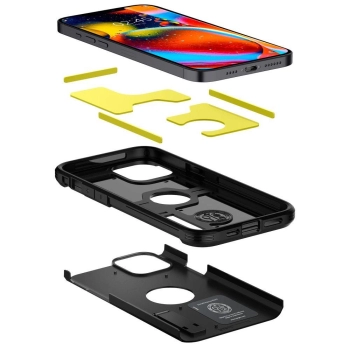 Etui Spigen Tough Armor na iPhone 12 / iPhone 12 Pro - czarne