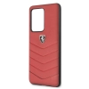 Etui Ferrari Heritage Quilted na Samsung Galaxy S20 Ultra - czerwone