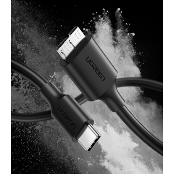 Ugreen kabel przewod USB Typ C - micro USB Typ B SuperSpeed 3.0 1m czarny (US312 20103)