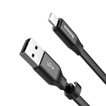 Kabel Baseus Nimble USB-A / Lightning 2A 0.23 m - czarny