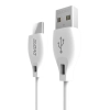 Dudao przewód kabel USB Typ C 2.1A 1m biały (L4T 1m white)