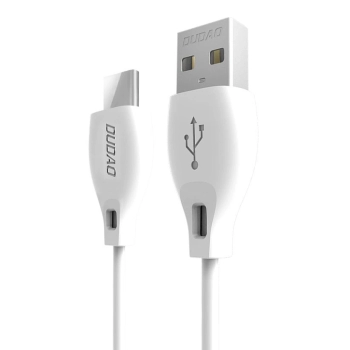 Dudao przewód kabel USB Typ C 2.1A 2m biały (L4T 2m white)