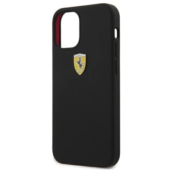 Etui Ferrari On Track Silicone na iPhone 12 mini - czarne