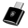 Adapter Baseus Mini przejściówka z USB-A na USB-C OTG - czarny