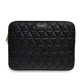 Pokrowiec Guess Quilted na laptopa 13" - czarny