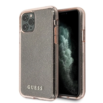 Etui Guess Glitter na iPhone 11 Pro - różowe