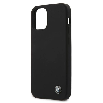 Etui BMW Silicone Signature na iPhone 12 mini - czarne