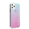 Etui Guess Glitter Gradient na iPhone 11 Pro Max - różowo-niebieskie