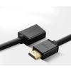 Kabel Ugreen HD107 10140 HDMI (męski) - HDMI (żeński) 4K 0.5 m - czarny