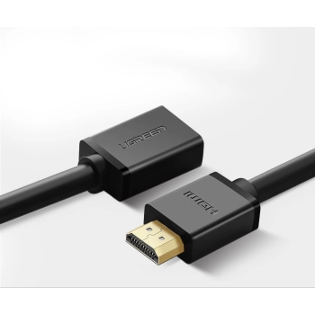 Kabel Ugreen HD107 10140 HDMI (męski) - HDMI (żeński) 4K 0.5 m - czarny