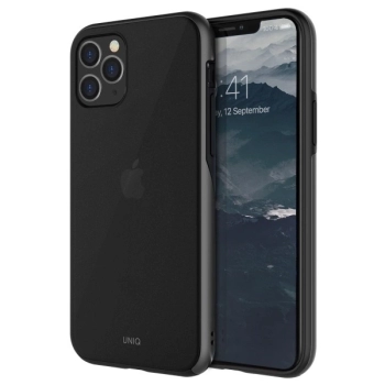 Etui UNIQ Vesto Hue na iPhone 11 Pro Max - czarno-szare