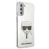 Etui Karl Lagerfeld Karl's Head na Samsung Galaxy S21+ - przezroczyste