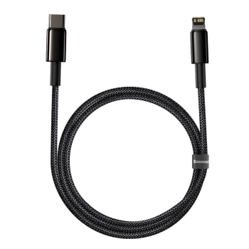 Kabel Baseus CATLWJ-01 Lightning - USB-C PD 20W 480Mb/s 1m - czarny