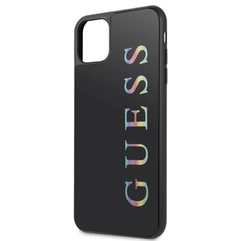 Etui Guess Glitter Logo na iPhone 11 Pro Max - czarne