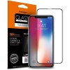 Szkło hartowane Spigen Glass FC z czarną ramką na iPhone X / XS / 11 Pro