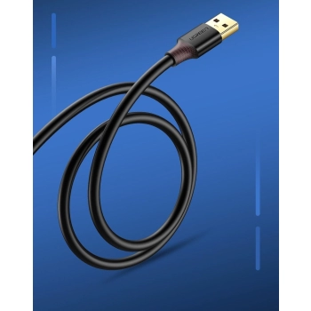 Ugreen kabel przewód przedłużacz przejściówka USB 3.0 (żeński) - USB 3.0 (męski) 2 m czarny (US129 10373)